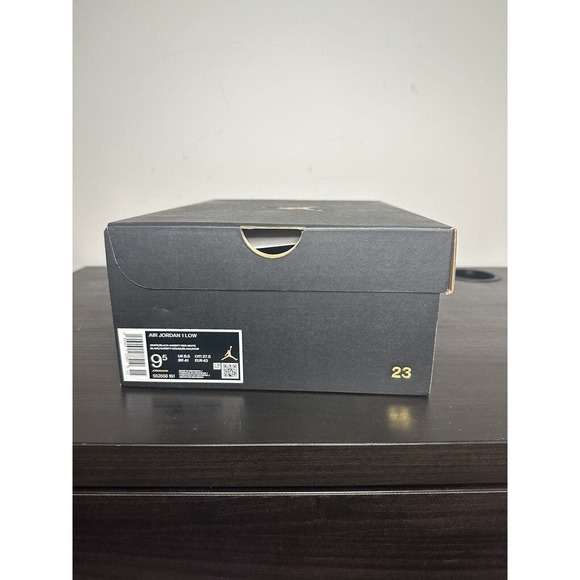 Brand New -Size 9.5 - Jordan 1 Low Black and Red (553558-161)-Ship Fast/In Hand! - Picture 7 of 7